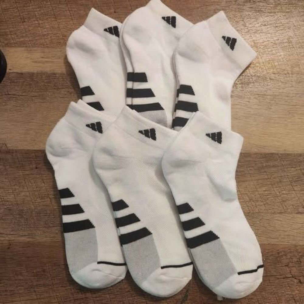 Adidas New 6 Pairs Low Cut Socks NEW WITHOUT ORIGINAL BAG